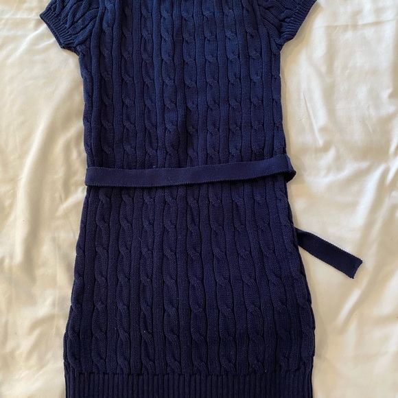 Ralph Lauren Cotton navy size 7 Cable knit dress - Picture 8 of 8